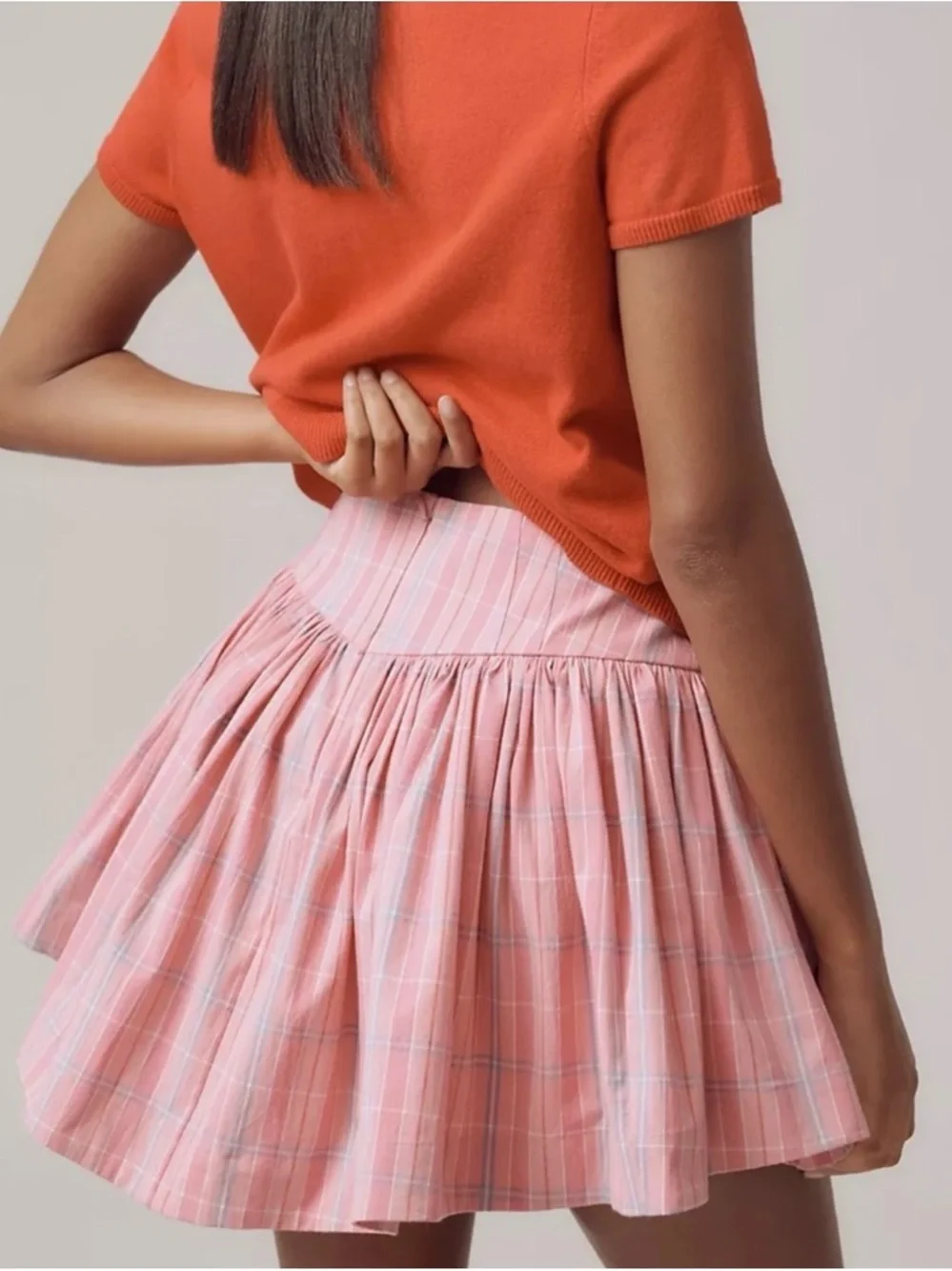 Maeve X-Large Skirt Anthropologie
Basque Waist Flirty Mini Pink
Combo plaid NWT - Picture 5 of 11